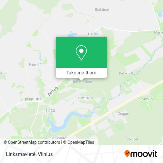 Карта Linksmavietė
