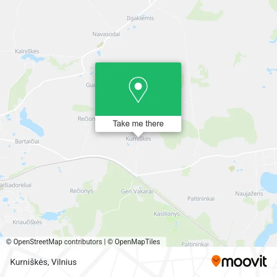 Карта Kurniškės