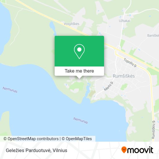Карта Geležies Parduotuvė