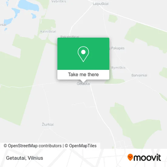 Карта Getautai