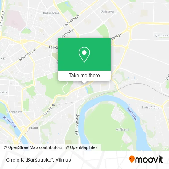 Карта Circle K „Baršausko“