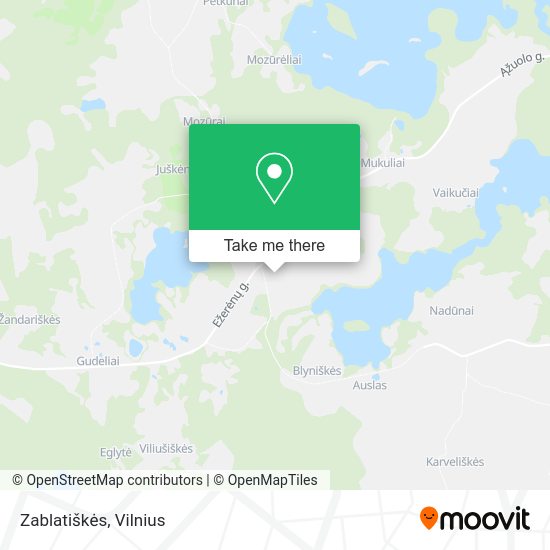 Карта Zablatiškės