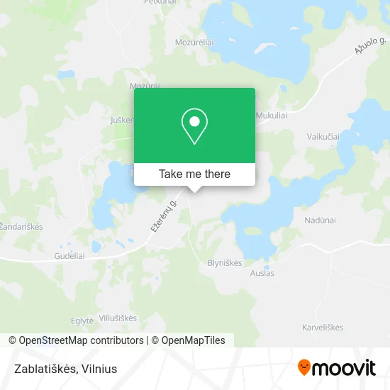 Карта Zablatiškės