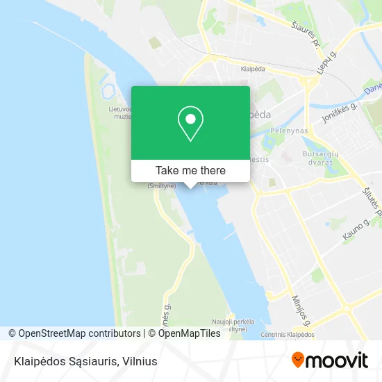 Карта Klaipėdos Sąsiauris