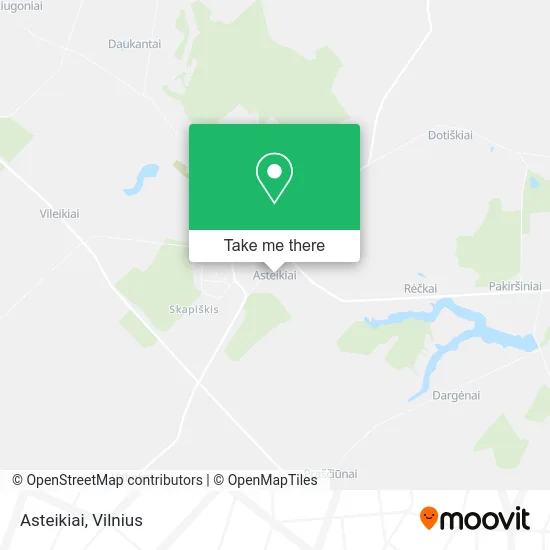 Карта Asteikiai
