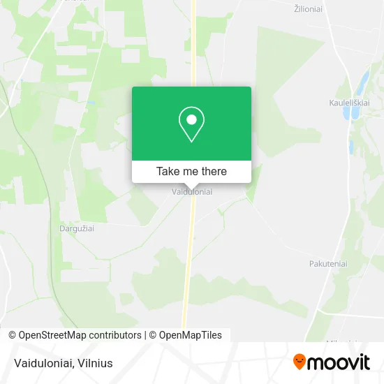 Карта Vaiduloniai