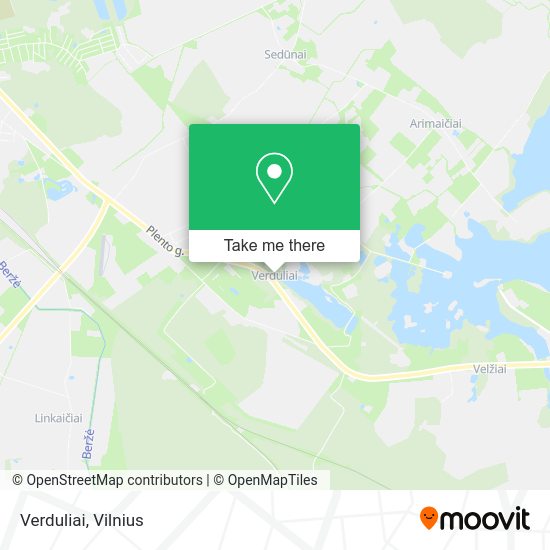 Карта Verduliai