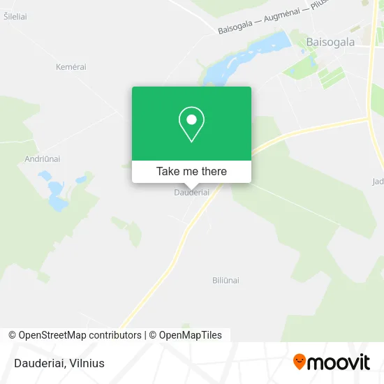 Карта Dauderiai