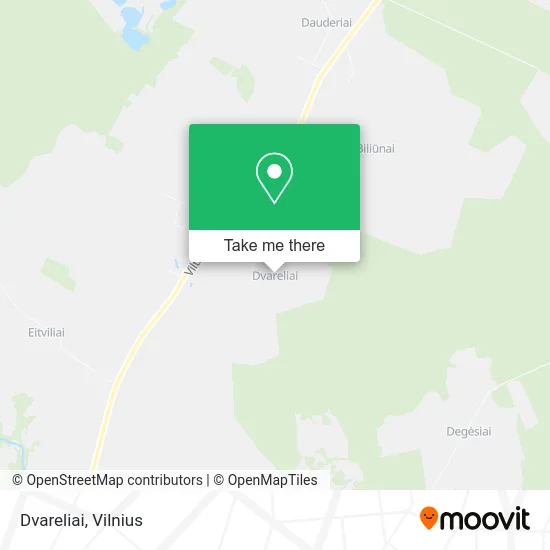 Карта Dvareliai
