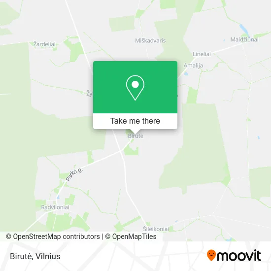Карта Birutė
