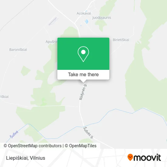 Liepiškiai map