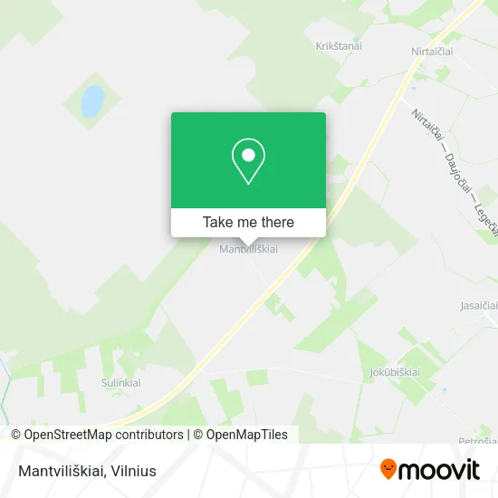 Карта Mantviliškiai