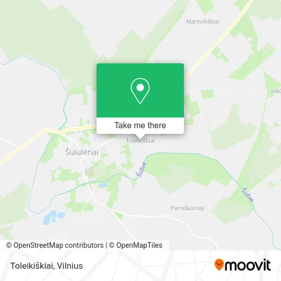 Карта Toleikiškiai