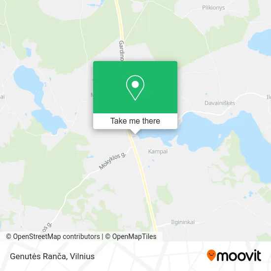 Карта Genutės Ranča