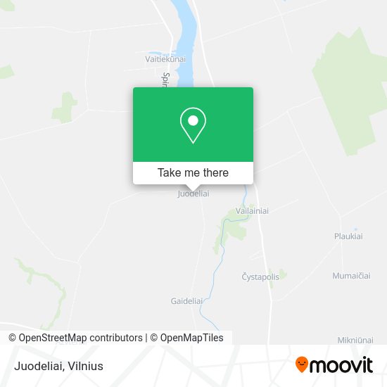 Карта Juodeliai