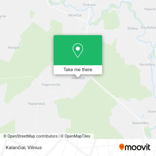 Карта Kalančiai