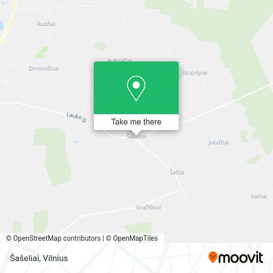 Карта Šašeliai