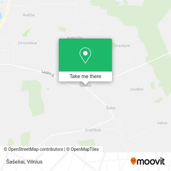 Карта Šašeliai