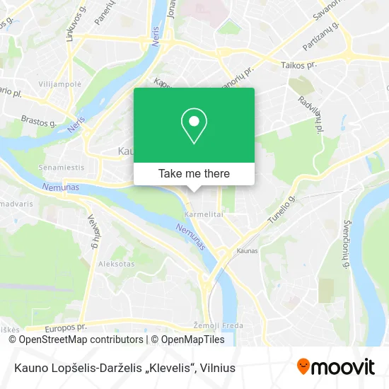Kauno Lopšelis-Darželis „Klevelis“ map