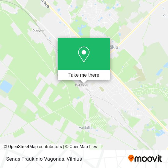 Карта Senas Traukinio Vagonas