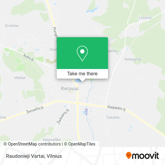 Карта Raudonieji Vartai