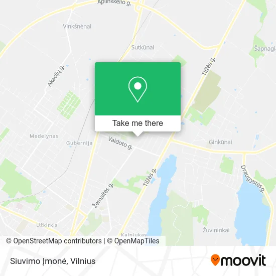 Карта Siuvimo Įmonė