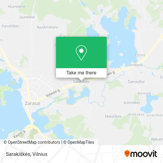 Карта Sarakiškės