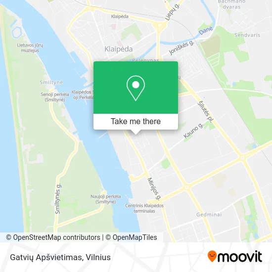 Карта Gatvių Apšvietimas