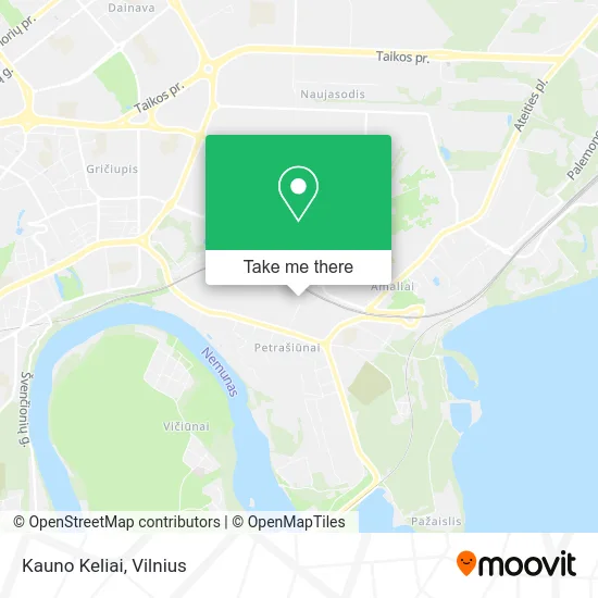 Карта Kauno Keliai