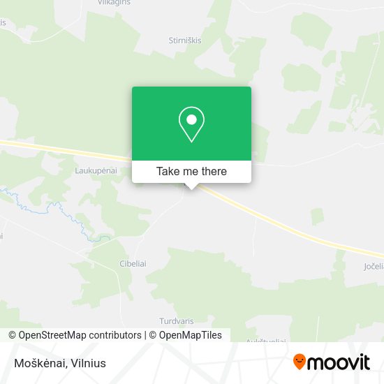 Карта Moškėnai