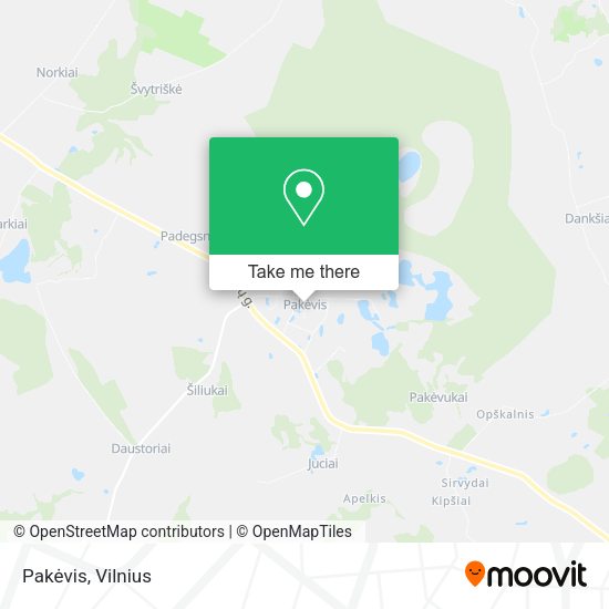 Карта Pakėvis