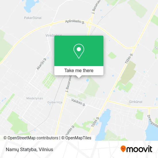 Карта Namų Statyba