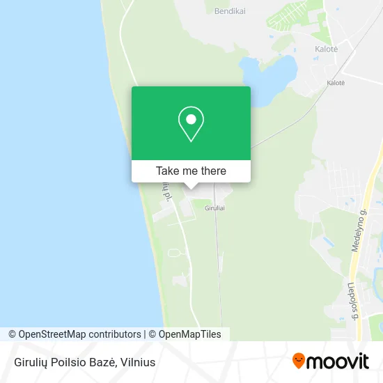 Карта Girulių Poilsio Bazė