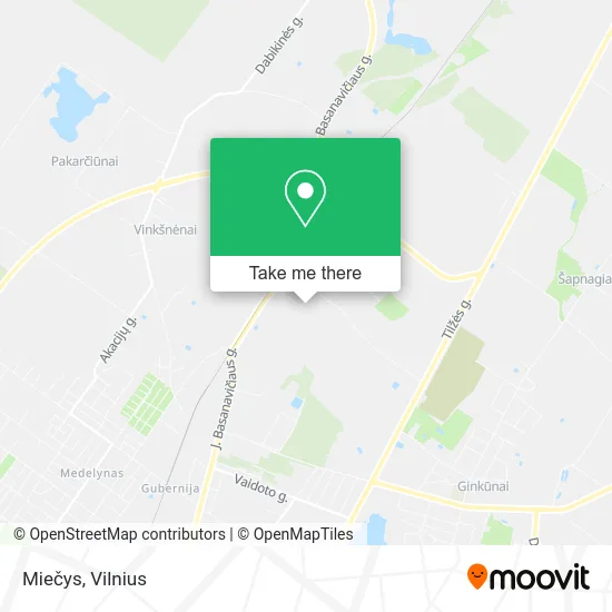 Miečys map