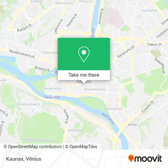 Карта Kaunas
