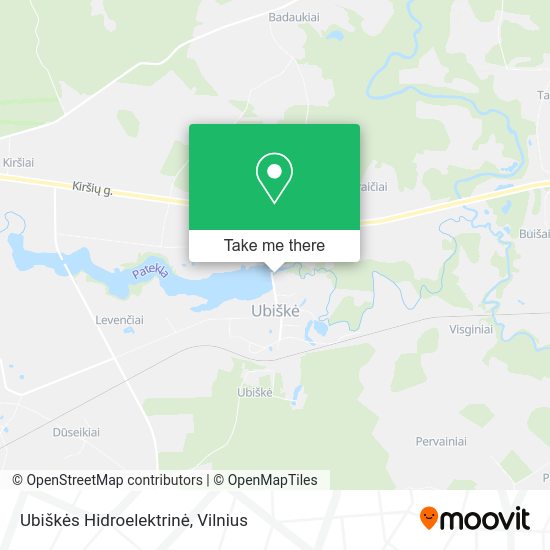 Карта Ubiškės Hidroelektrinė