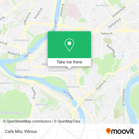 Карта Cafe Mio