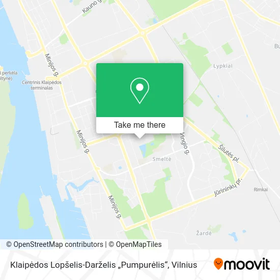 Карта Klaipėdos Lopšelis-Darželis „Pumpurėlis“