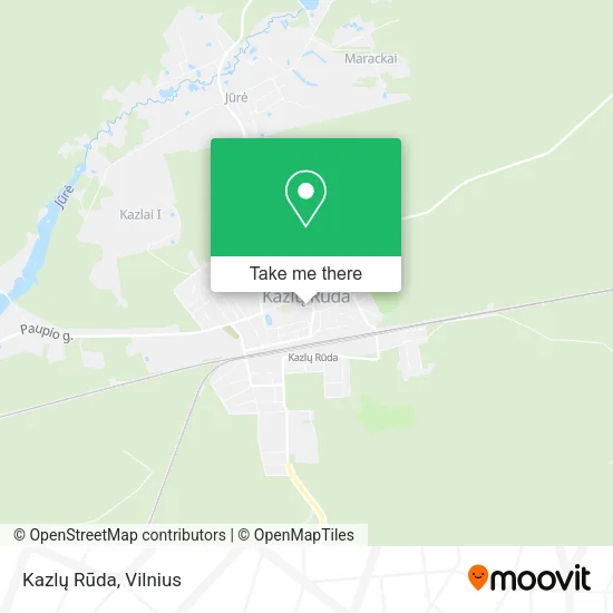 Карта Kazlų Rūda