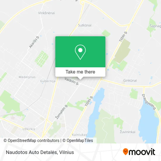 Карта Naudotos Auto Detalės