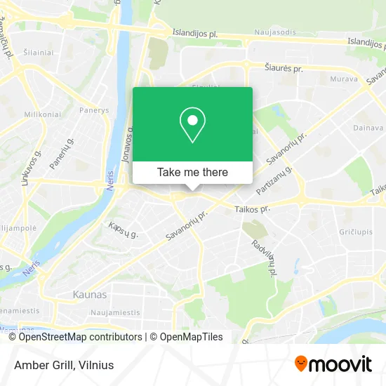 Карта Amber Grill