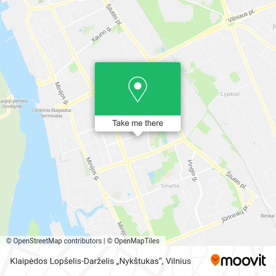Klaipėdos Lopšelis-Darželis „Nykštukas“ map