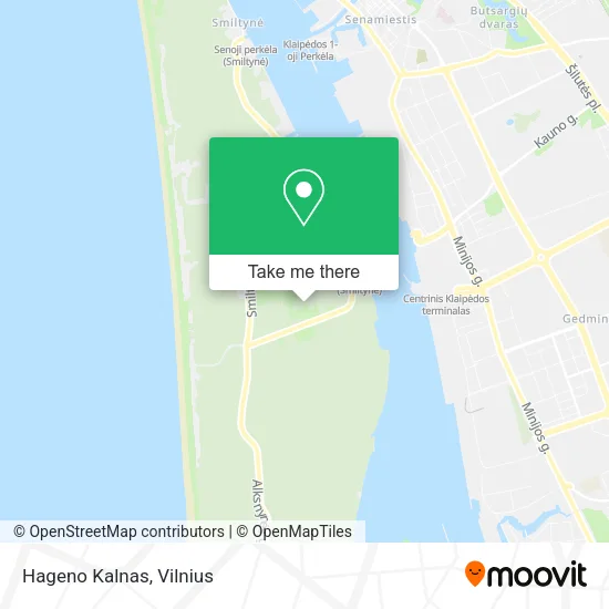 Карта Hageno Kalnas