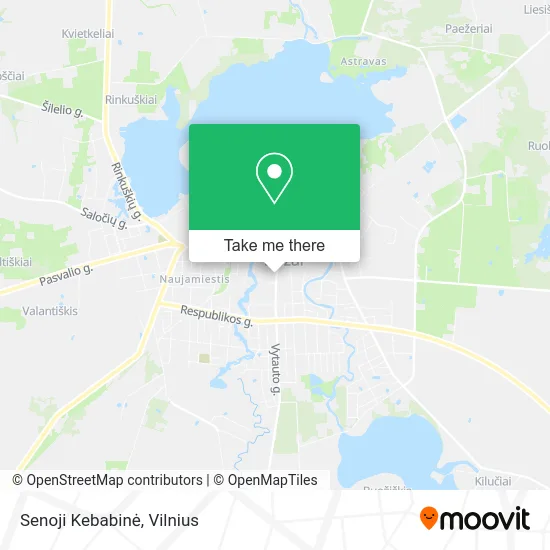 Карта Senoji Kebabinė