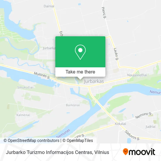 Карта Jurbarko Turizmo Informacijos Centras