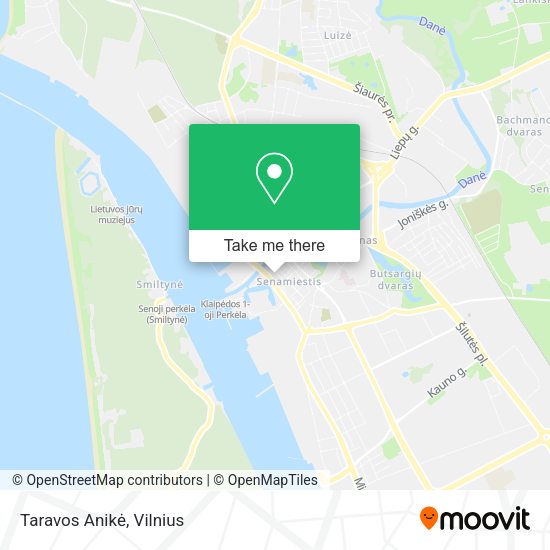 Карта Taravos Anikė