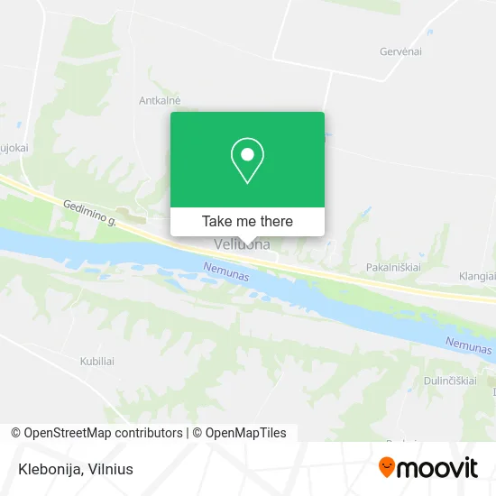 Карта Klebonija