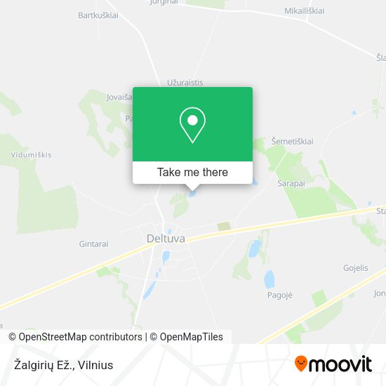 Карта Žalgirių Ež.