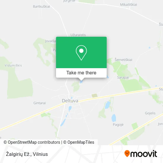 Карта Žalgirių Ež.