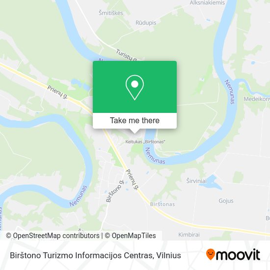 Карта Birštono Turizmo Informacijos Centras